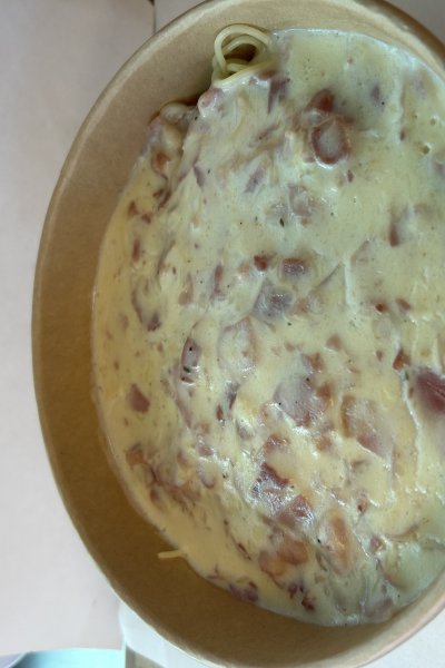 spaghetti kaas en ham