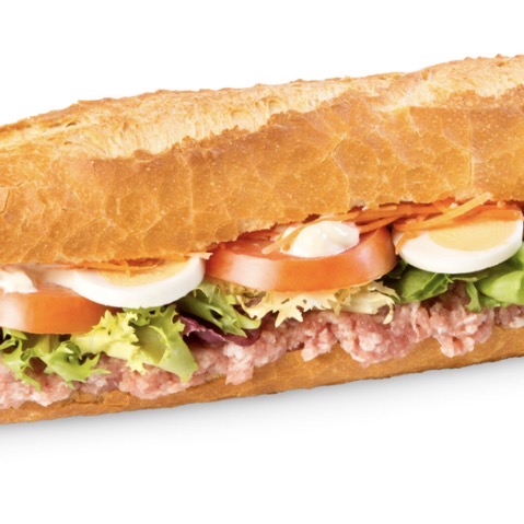 Belegd broodje gehakt